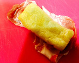 豚コマと油揚げの黒ごま照り焼き巻き作り方1写真