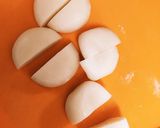 餅の生ハム包み、アボカド和え作り方1写真