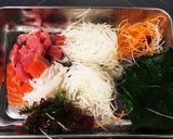 残ったお刺身で簡単漬け丼★10分で朝ご飯作り方1写真