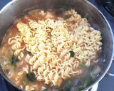おみそ汁の残りで☆テンジャン（味噌）チゲ作り方3写真