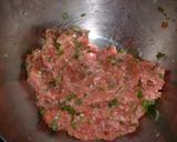 甘辛あんかけ肉だんご作り方3写真