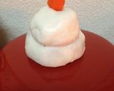黒豆で雪だるま薯蕷饅頭作り方8写真