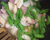 菜の花とホタテのスパゲティ⭐︎作り方1写真