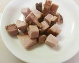 絶品!焼豚とネギDEパラパラ黄金炒飯♪作り方1写真