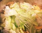 白菜とベビーホタテの煮物作り方2写真