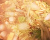 白菜とベビーホタテの煮物作り方4写真