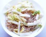 白菜と春雨の中華風炒め作り方6写真