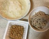 おろし納豆蕎麦作り方1写真