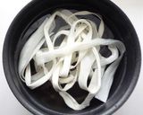 かんぴょうとしいたけの含め煮作り方2写真