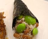 イソフラボンチャージ!おから納豆海苔巻き作り方3写真