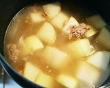 ほっこりっ大根とひき肉の煮物作り方3写真