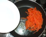 野菜炒めカレー味♪簡単キャベツと油揚げ作り方2写真