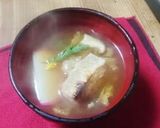 おもち：ほうれん草と油揚げのお雑煮作り方4写真