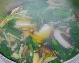 ほうれん草ときのこのお雑煮♪お吸い物にも作り方9写真