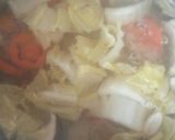 カニと白菜でだし香る♥白味噌のお雑煮作り方1写真