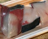 燻製にした鰤の塩焼き 柚子味噌を添えて作り方1写真