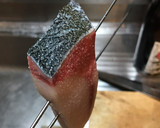 燻製にした鰤の塩焼き 柚子味噌を添えて作り方2写真