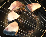 燻製にした鰤の塩焼き 柚子味噌を添えて作り方3写真