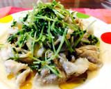 豚コマと豆苗のゴマだれ炒め作り方3写真