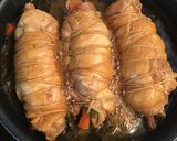 すき焼きのタレで★チキンロール作り方5写真
