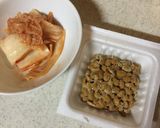 納豆とキムチのご飯作り方1写真