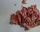 豚肉と大根の葉の雑炊作り方2写真