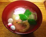 昆布とエビのだし香る♪あっさりお雑煮作り方6写真