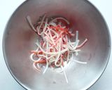 にんじんとかにかま炒め作り方1写真