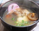 開きナメコと霜降りシメジのお雑煮作り方6写真