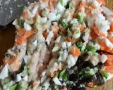 おせちに 高野豆腐の鶏肉詰め作り方2写真