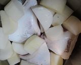 圧力鍋で♪簡単ぶりカマ大根作り方4写真