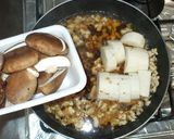 長いもの簡単煮物♪鶏もも肉と椎茸作り方9写真