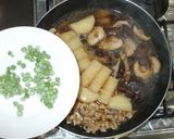 長いもの簡単煮物♪鶏もも肉と椎茸作り方10写真