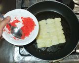 たらこチーズ餅ピザ♪フライパンで簡単作り方6写真