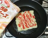 たらこチーズ餅ピザ♪フライパンで簡単作り方8写真