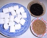 レンジで簡単♪ゴマたっぷりヘルシーおやつ作り方1写真