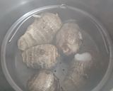 圧力鍋。簡単。蒸し里芋。作り方5写真