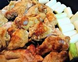 ご飯が進む【手羽元とコロコロ葱の照り煮】作り方5写真