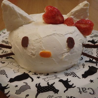 ハローキティ ダイヤモンドシリーズプチドーム ケーキドーム キティちゃんのプリンdeドームケーキ by ゆいこ2100