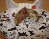 キティちゃんのプリンdeドームケーキ作り方28写真