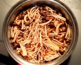 とろ〜り！熱々★あんかけきのこ蕎麦作り方2写真