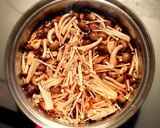 とろ〜り！熱々★あんかけきのこ蕎麦作り方2写真