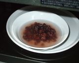 レンジでぜんざい♪栗入り簡単お汁粉作り方4写真
