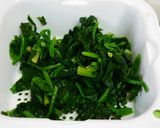 さっぱり！法蓮草＆鮭缶おろし和え作り方1写真