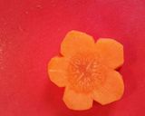 型要らず！にんじんの花型！作り方3写真