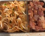 鶏さんとキムチ・チーズでおもちピザ作り方1写真