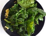 ちぢみほうれん草と卵のビタミンカラー炒め作り方4写真