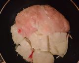 ☆フライパンで♪ お好み焼き風餅ピザ☆作り方5写真
