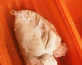柚子香る、鶏と水菜の和風パスタ作り方1写真