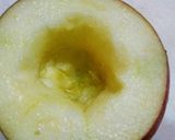 リンゴの丸焼き ライスプディング詰め作り方2写真